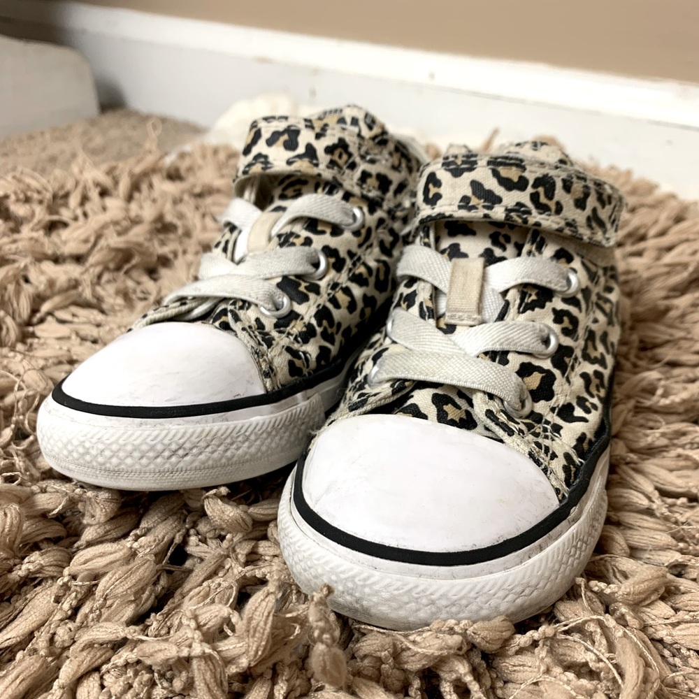 CONVERSE Girls/Toddler Leopard print / Velcro
